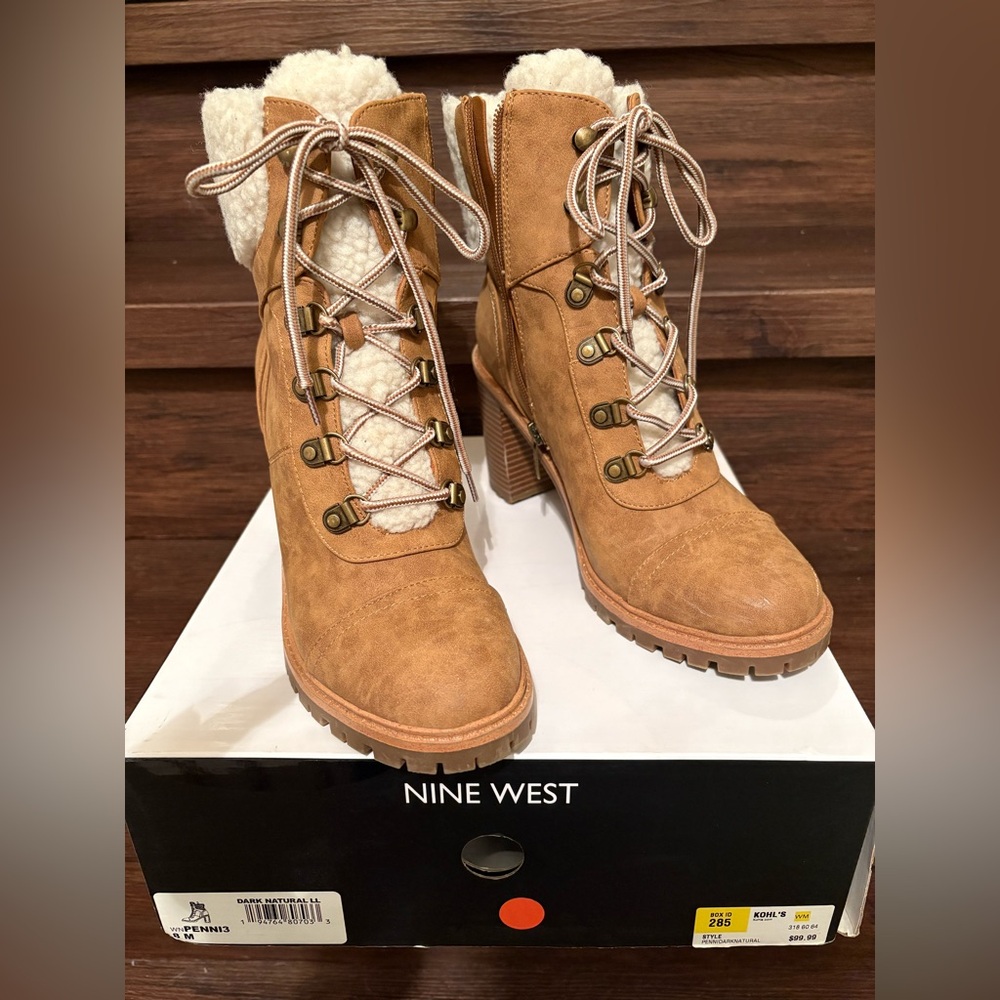 Nine West Penni3 Tan Women's Boots